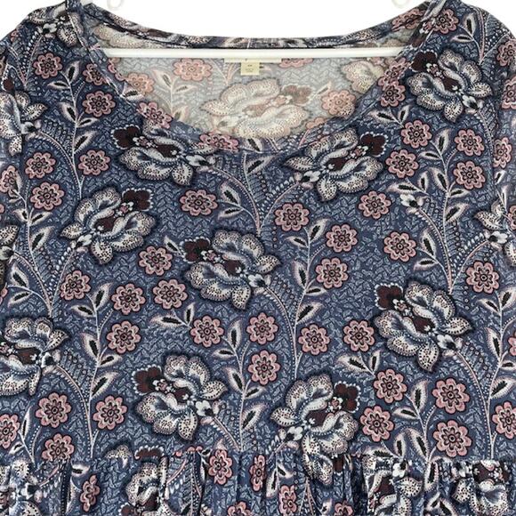 Style & Co. Mid-Length Dress W/ 3/4 Sleeves Round/Neck Line - Picture 3 of 5